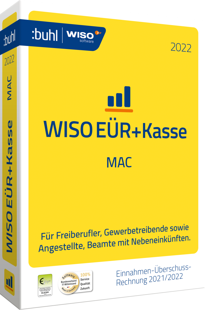 WISO EÜR & Kasse:Mac 2022 (1 MAC - 1 Jahr) ESD