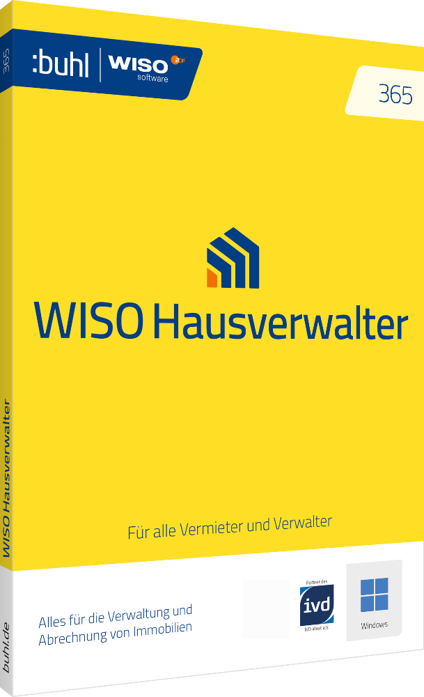 WISO Hausverwalter 365 Plus (1 PC - 1 Jahr) ESD