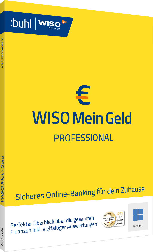WISO Mein Geld Professional 2026 (1 PC - perpetual) ESD