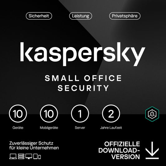 Kaspersky Small Office Security (1 Server + 5 Device + 5 Mobile - 2 Jahre) EU ESD