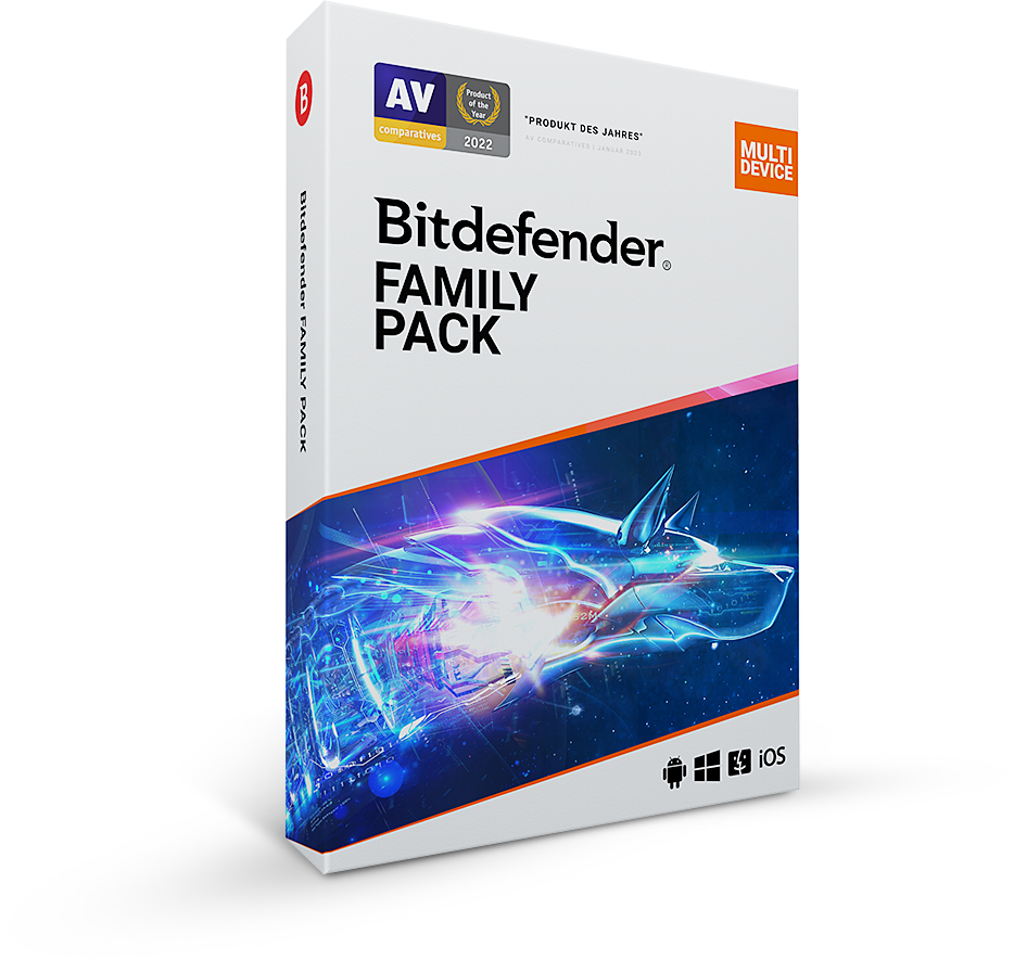 Bitdefender Family Pack (15 Device - 1 Jahr) DACH ESD