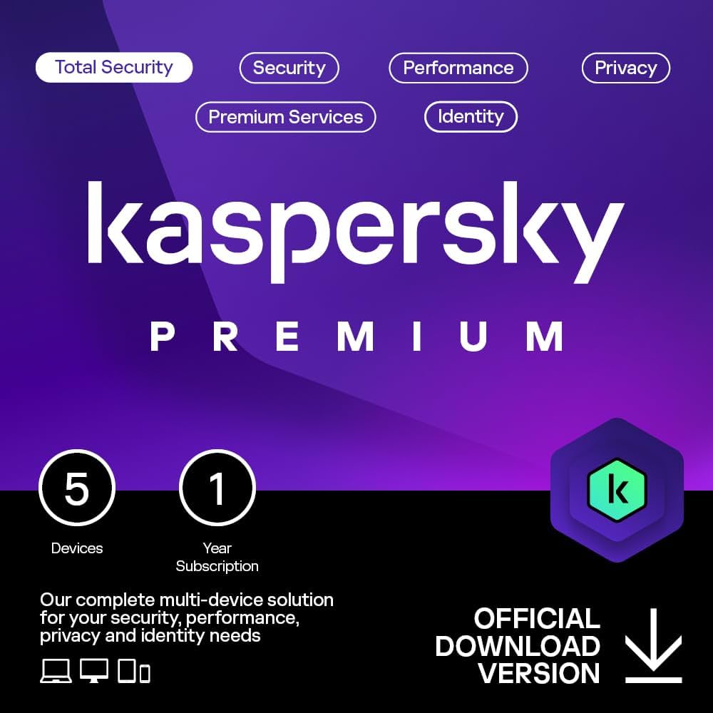 Kaspersky Premium (5 Geräte - 1 Jahr) ESD