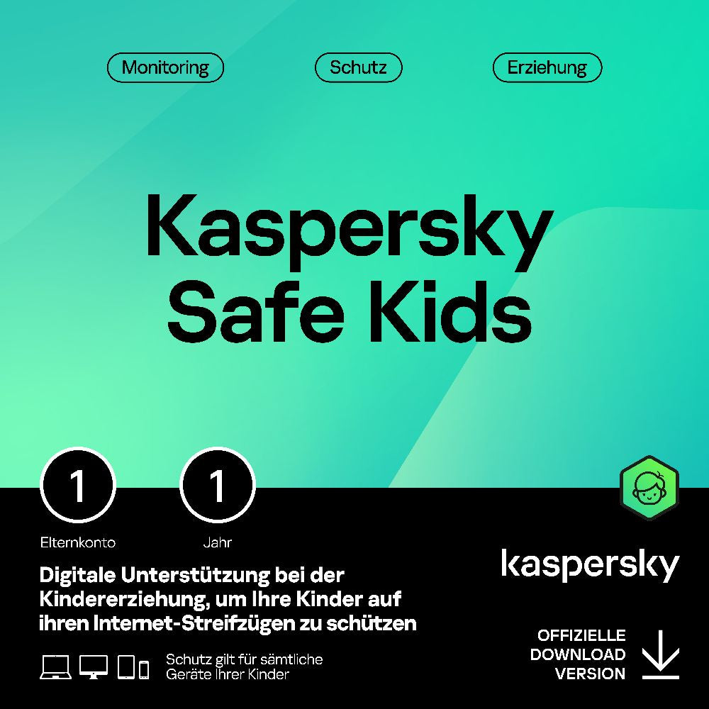 Kaspersky Safe Kids (1 Device - 1 Jahr) EU ESD