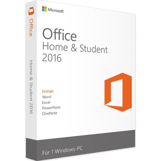 Microsoft Office 2016 Home & Student (1 PC - perpetual) ESD