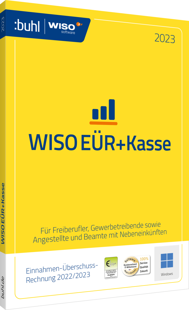 WISO EÜR & Kasse 2023 (1 PC - 1 Jahr) ESD
