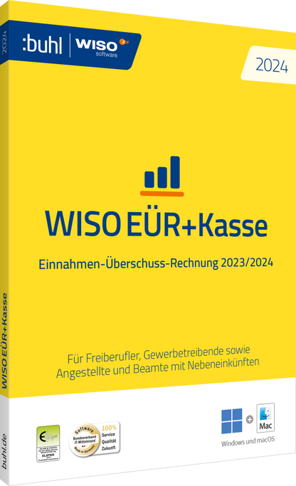 WISO EÜR & Kasse 2024 (1 PC - 1 Jahr) ESD