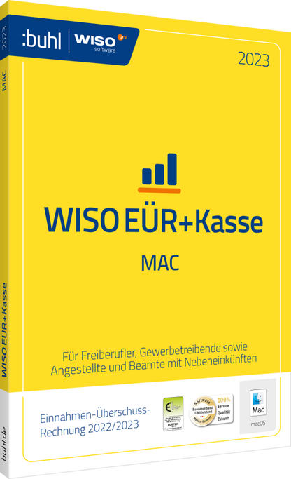 WISO EÜR & Kasse:Mac 2023 (1 MAC - 1 Jahr) ESD