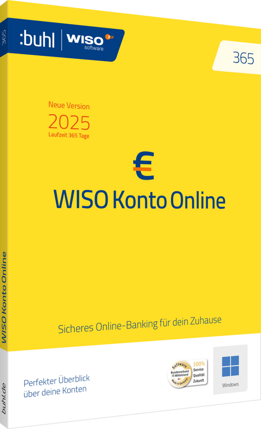 WISO Konto Online 365 (Version 2026) (1 PC - 1 Jahr) ESD