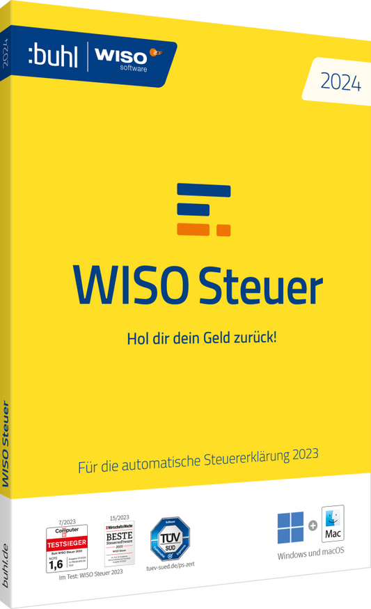 WISO Steuer 2024 (f�r das Steuerjahr 2023) (1 User - 1 Jahr) ESD