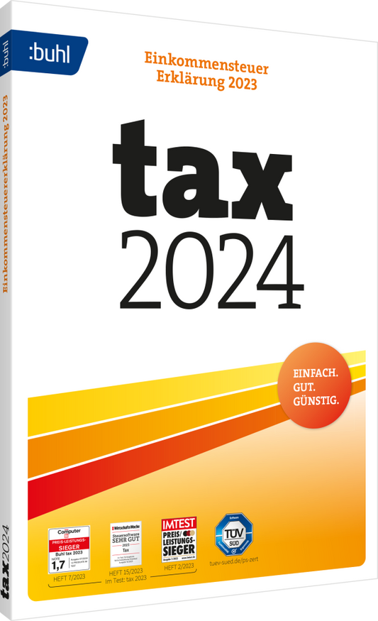 BUHL tax 2024 (f�r das Steuerjahr 2023) (1 User / PC - 1 Jahr) ESD