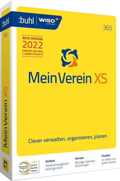 WISO MeinVerein XS 365 (1 User - 1 Jahr) ESD